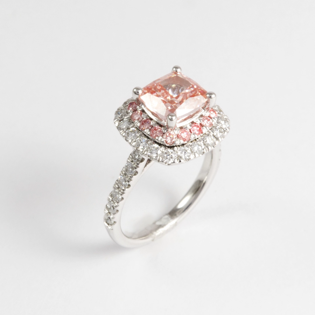 Lab Grown Diamond Cocktail Ring - Cushion